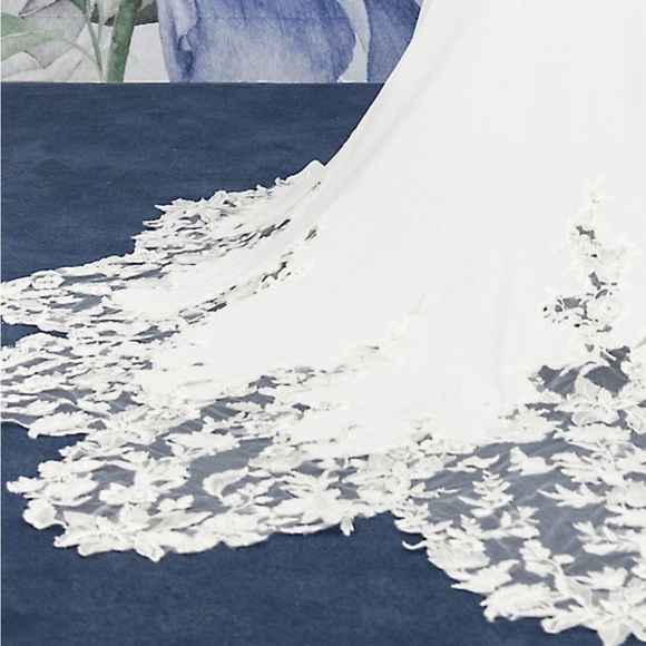 BRAND NEE Violet Grace Fit and Flare Wedding Dress - Picture 6 of 9